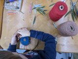 Atelier enfant pour halloween à ADN Laine 71220 Pressy-sous-Dondin en Bourgogne du Sud 